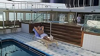 Naked girls enjoy wild sex party on luxurious yacht.